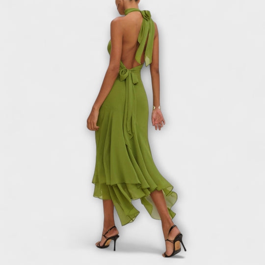 Elodie - Elegantní asymetrické maxi šaty
