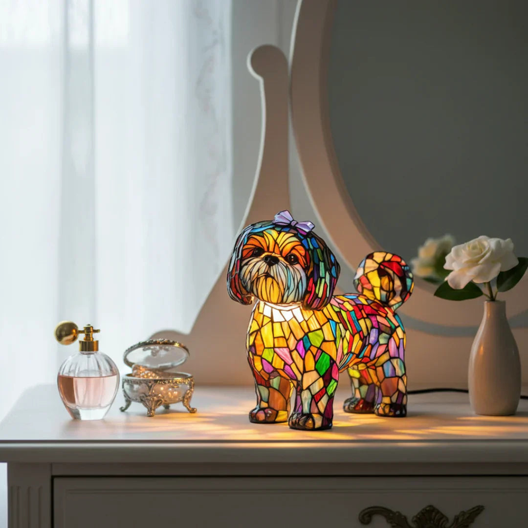 Lilly - Lampa z vitráže