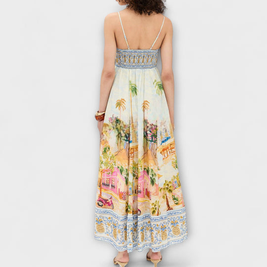 Lumen - Multicolor Maxi Šaty Aracati