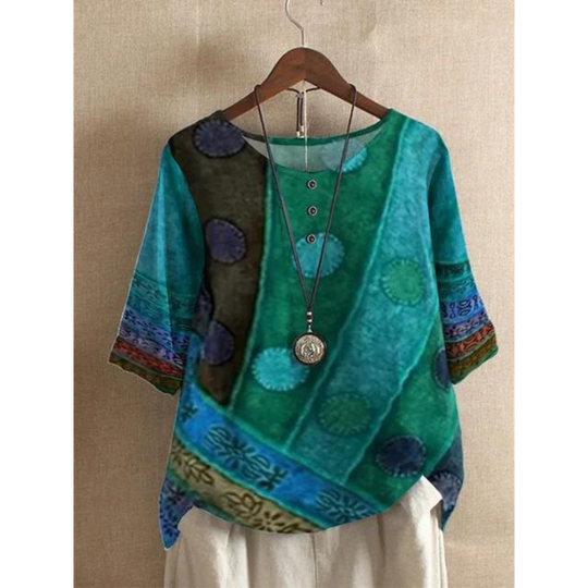 Valerie - Barevný boho-top