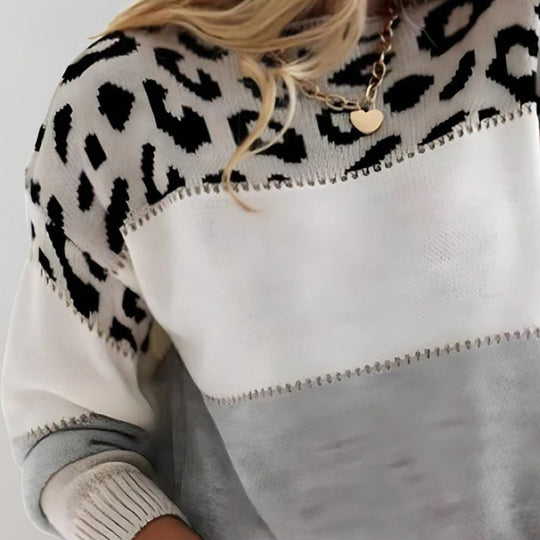 Vera | Elegantní leopardí svetr