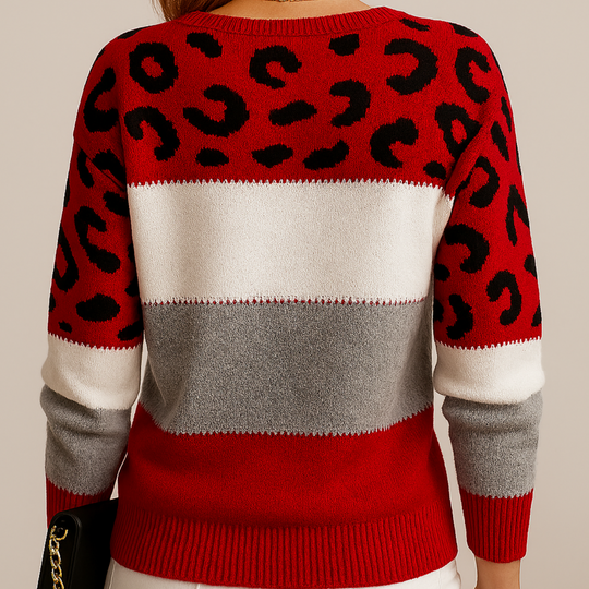 Vera | Elegantní leopardí svetr