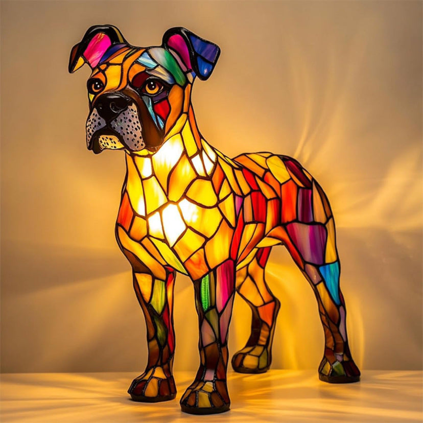 Rocky - Lampa ve vitráži