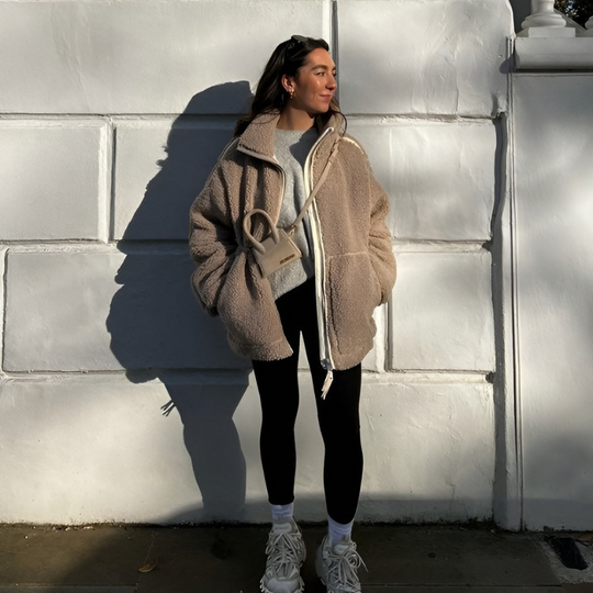 Karla – Měkký teddy kabát